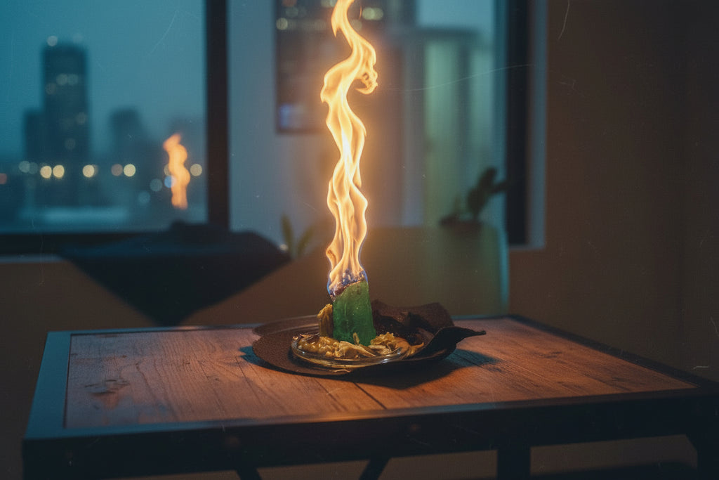 Vela  ALCHEMIA  de cera de abeja Limpieza Energética 100% cera abeja